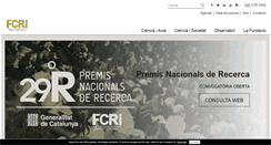 Desktop Screenshot of fundaciorecerca.cat